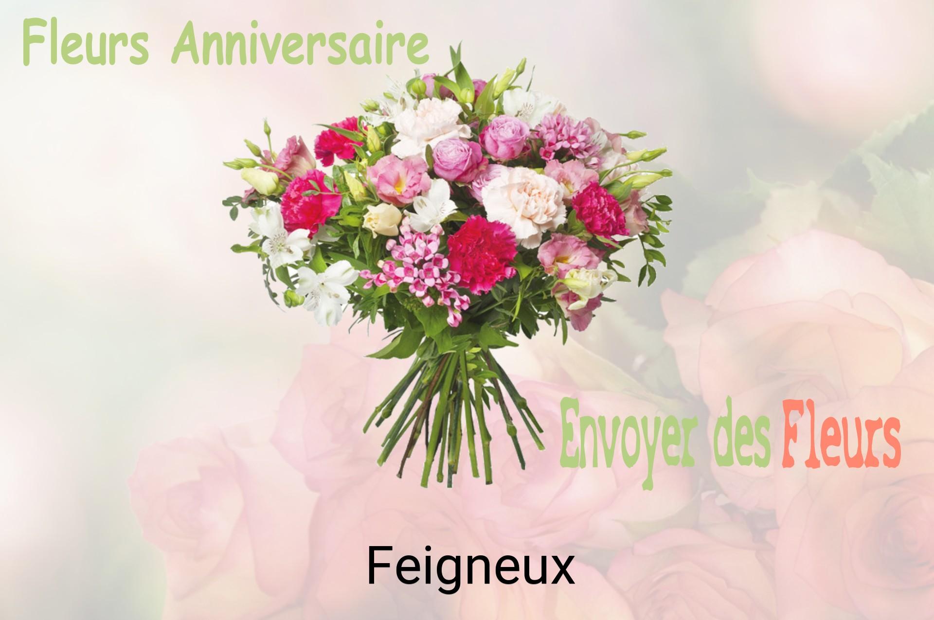 Bouquet de fleurs d’anniversaire livré à Feigneux